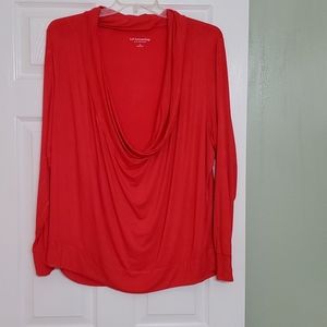 Soft Surroundings  cowl neck top